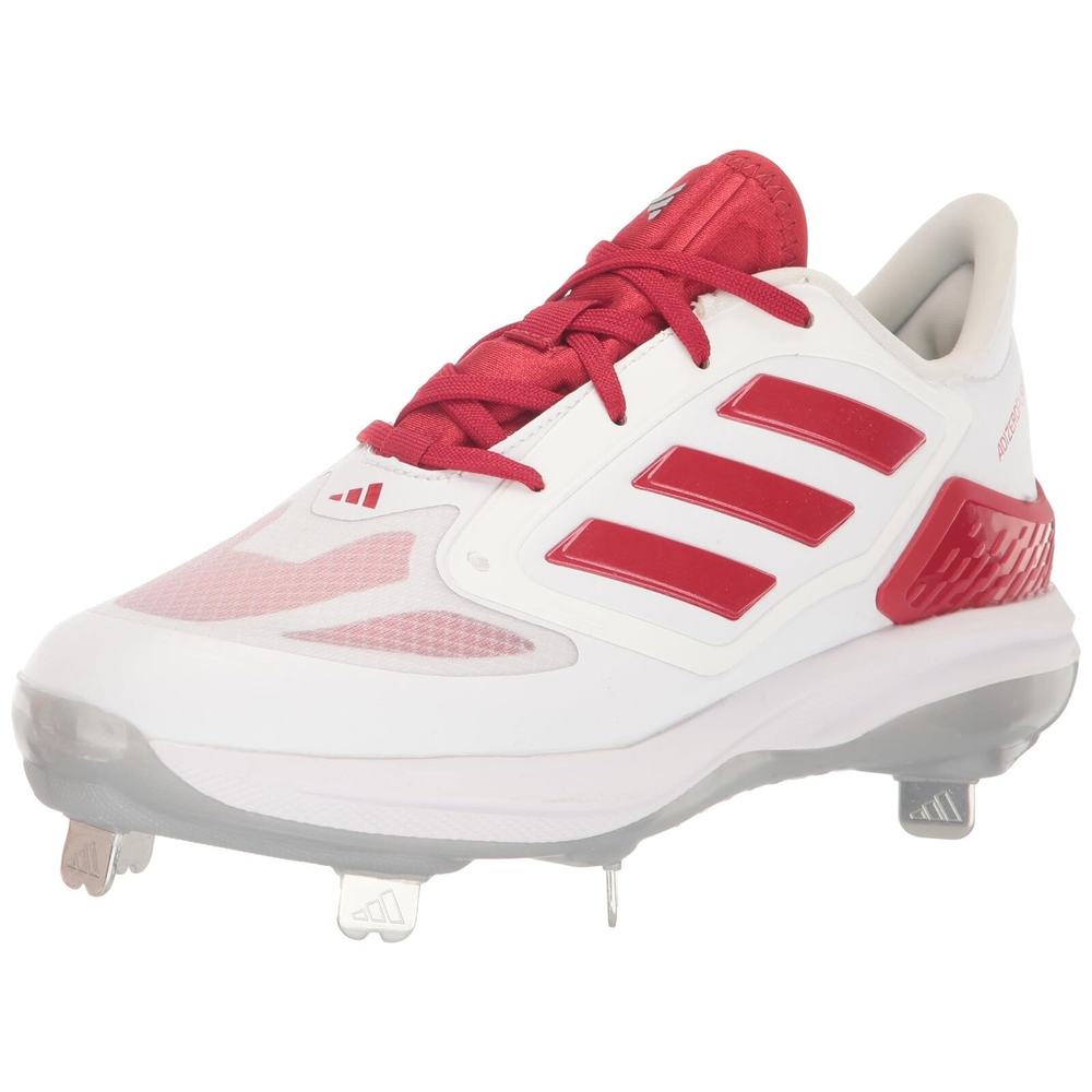 adidas Women's Adizero Purehustle 3 Elite Softball, White/Team Power Red/Silver